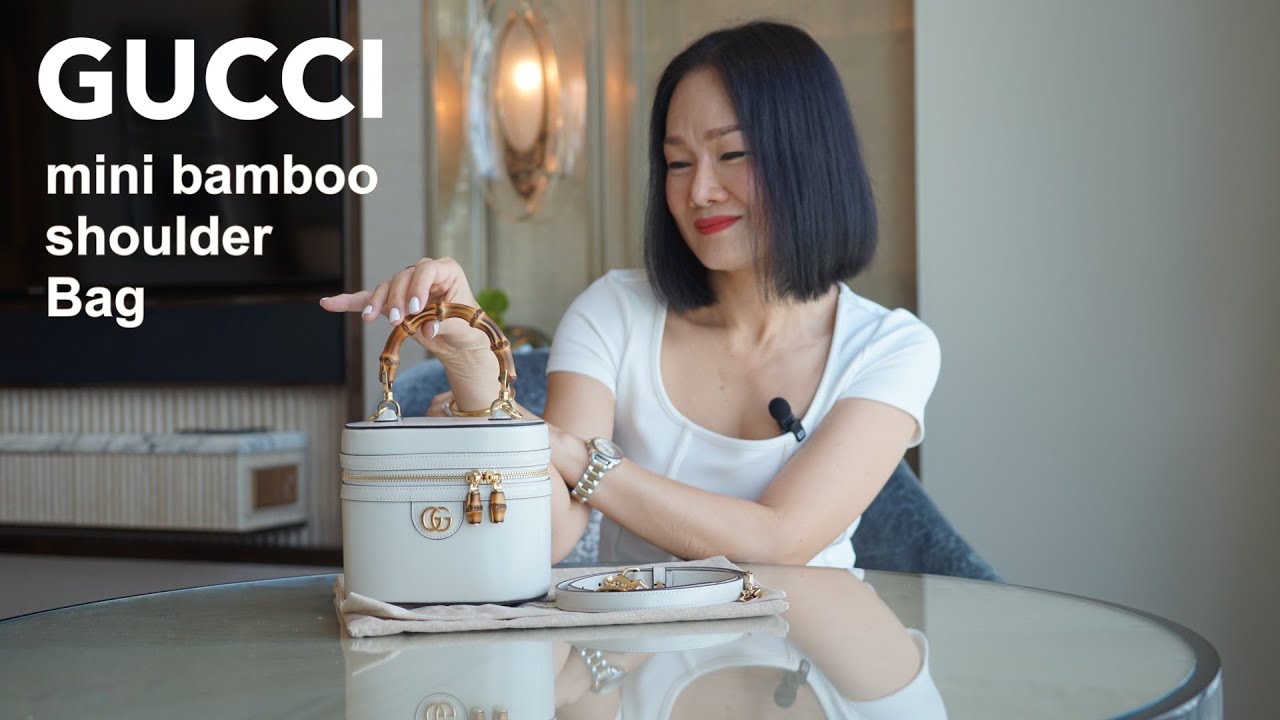 GUCCI mini bamboo shoulder bag l TanadTiew