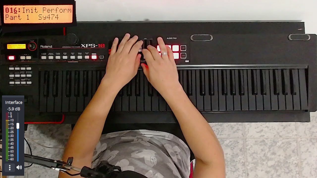 Performances com 3 Timbres ou mais no Roland XPS10