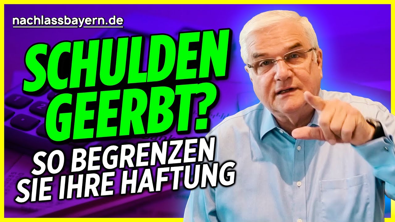 Schulden geerbt? Kein Problem! Sie haften NICHT persönlich.
