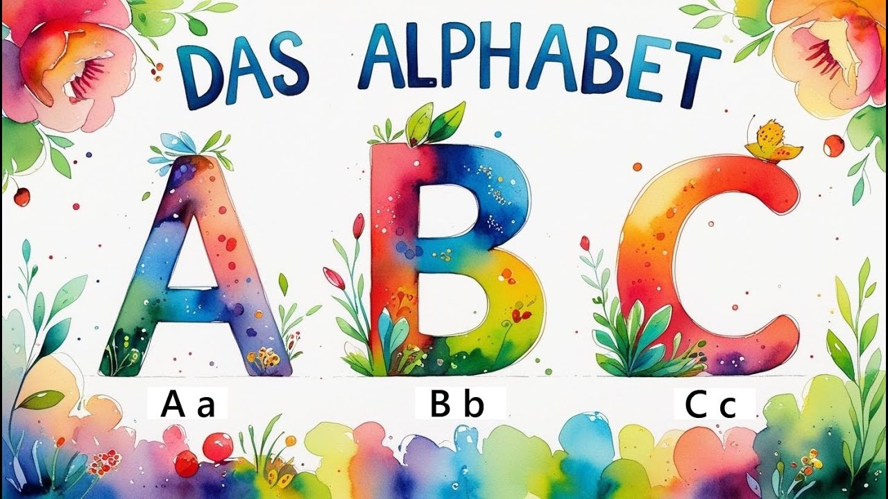 L1- 1: Das deutsche Alphabet (O alfabeto alemão) – Canção alemã para fins didáticos.