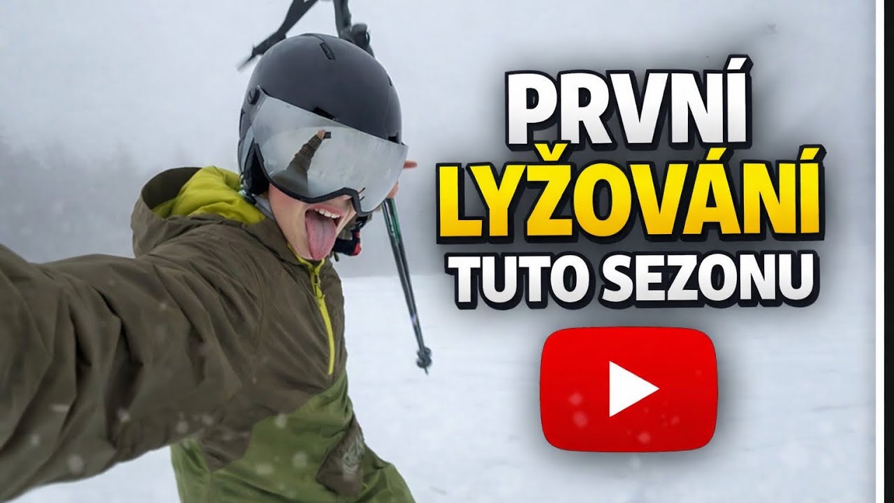 První lyžování tuto sezonu byla to jízda..