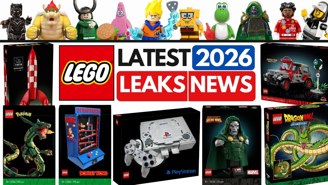 INSANE LEGO 2026 LEAKS & NEWS!! Dragon Ball, Doomsday, PlayStation, SpongeBob, Pokemon & More!