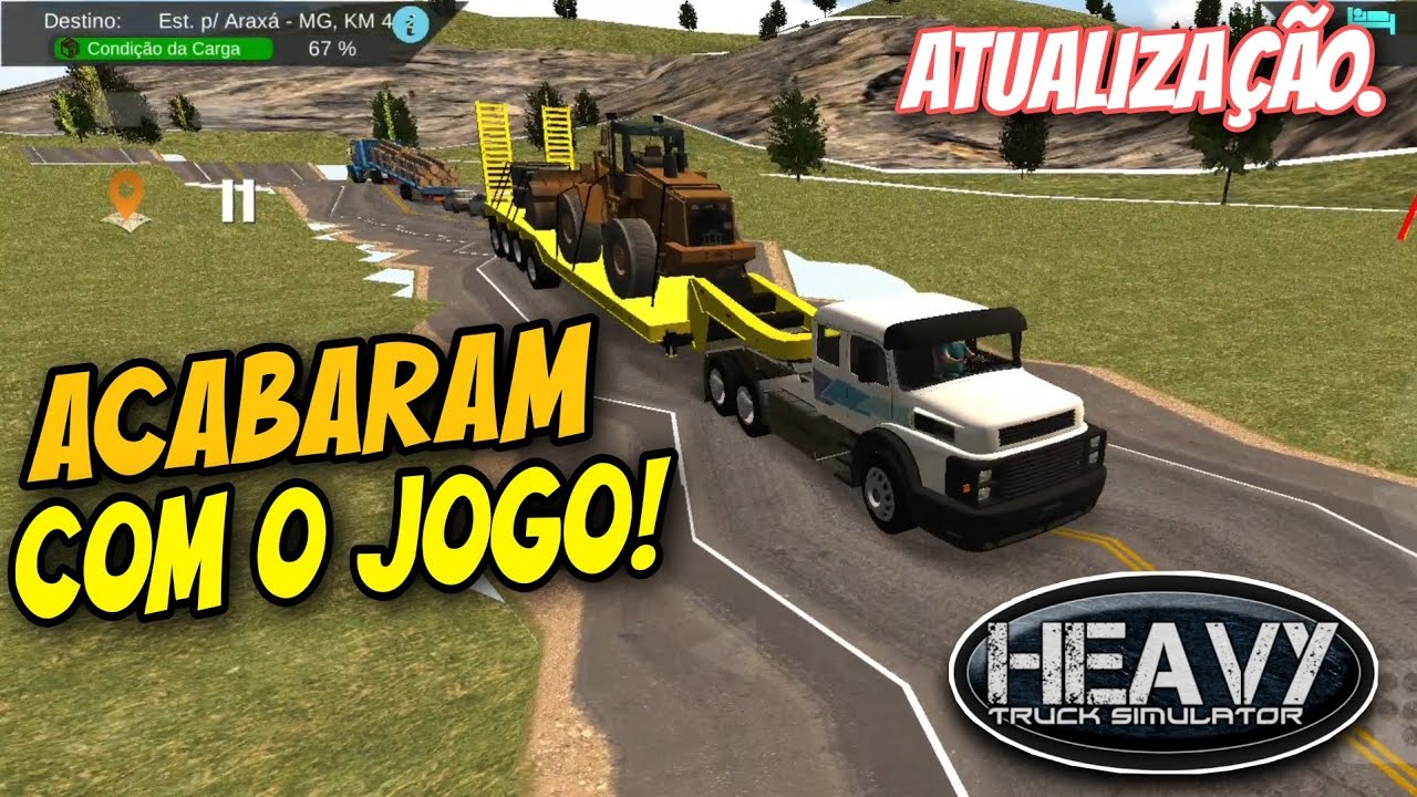 HEAVY TRUCK●SAIU A NOVA ATUALIZAÇÃO●OLHA O QUE FIZERAM COM O JOGO●INACREDITÁVEL●new update●v.2.0