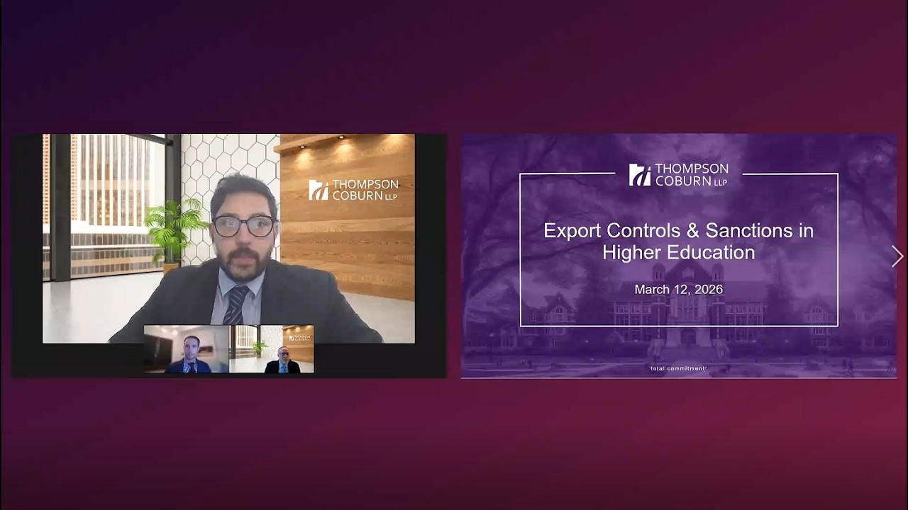 Export Controls & Sanctions in Higher Education