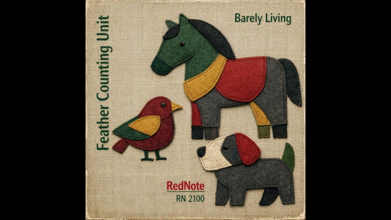 Feather Counting Unit - Barely Living - Red Note Jazz