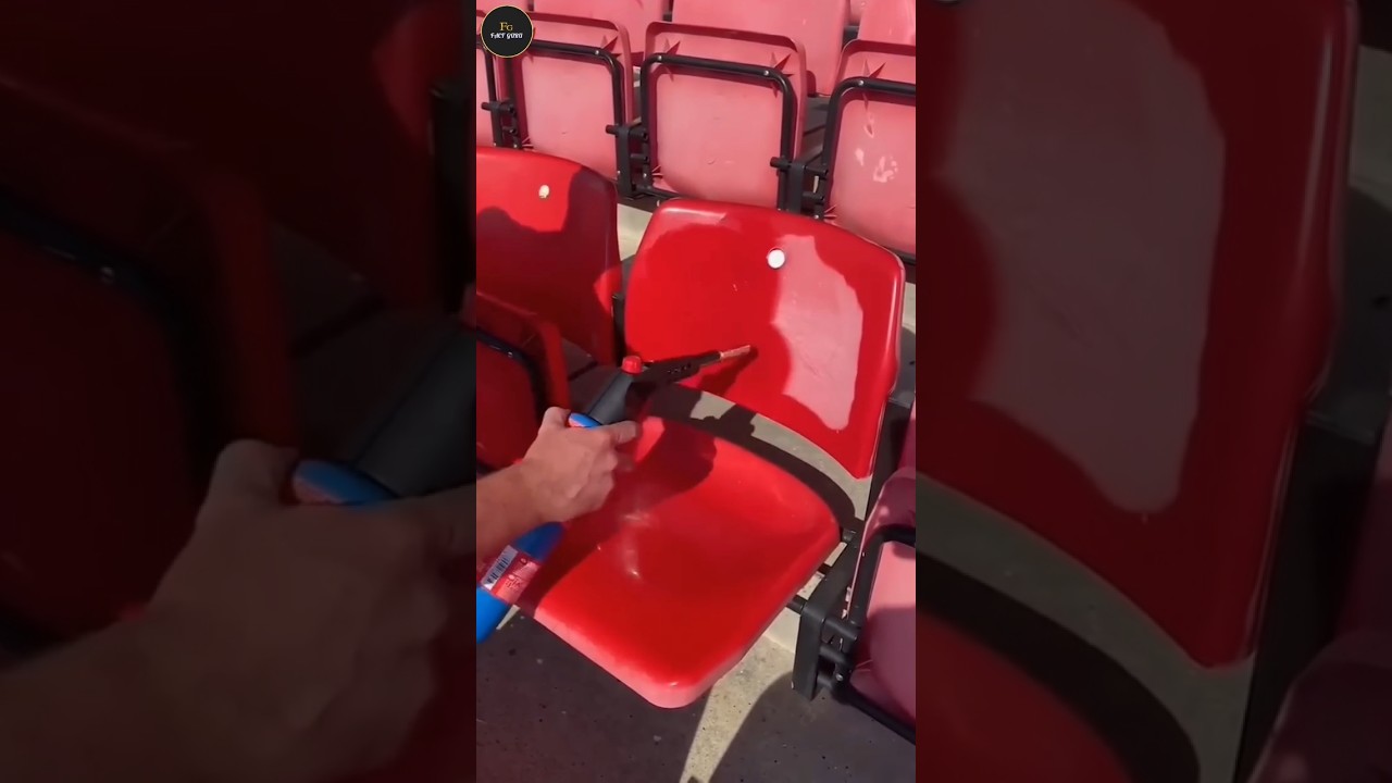 Plastic Seat restoration #facts #shorts #shortvideo #short #seat #restoration #stadium #amazing