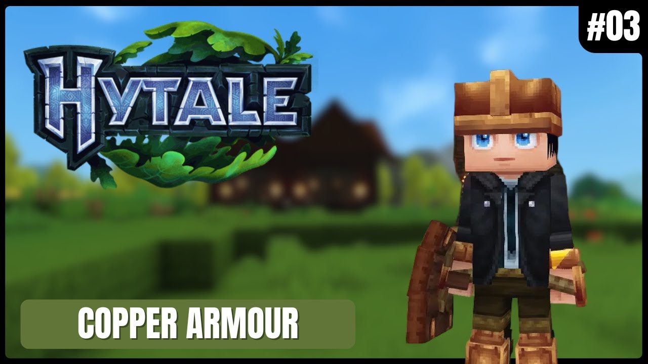 HY 03 : FULL SET ARMOUR | HYTALE Series | HYTALE Gameplay Malayalam | GALLERYGAMING