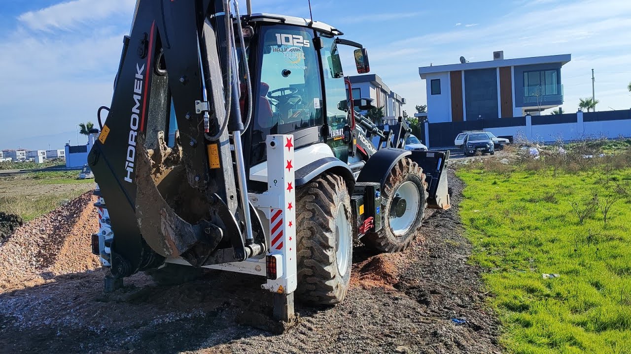 HİDROMEK k4 102 S A5 KİRİCİLİ CALİŞMA #hidromekthailand #bekoloder #k4 #izmir #hammereklam