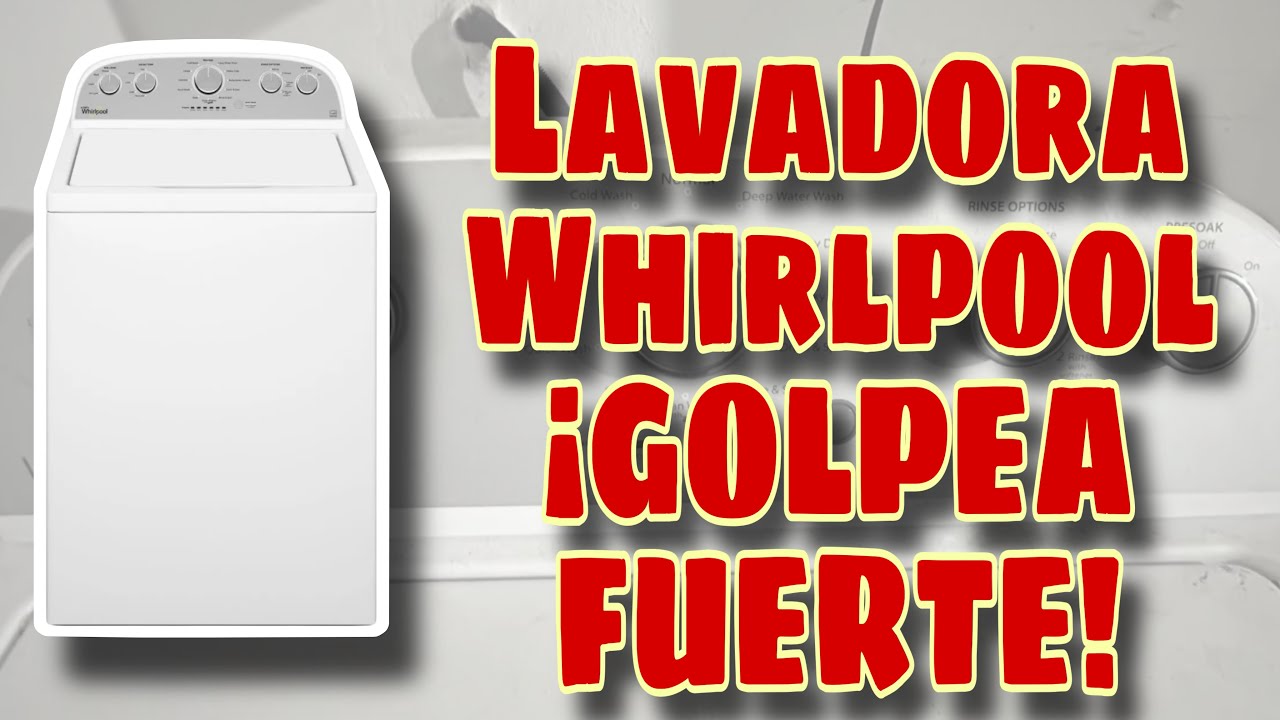 Cómo Arreglar Lavadora Whirlpool que Hace Ruido al Centrifugar | Modelo WTW5000DW3