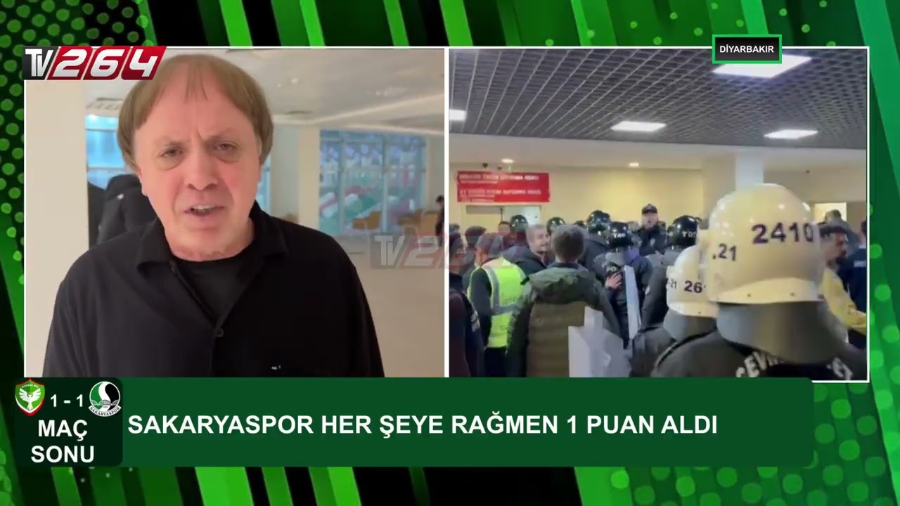 Amedspor Sakaryaspor maçı sonrası yaşananlar | GENİŞ ÖZET