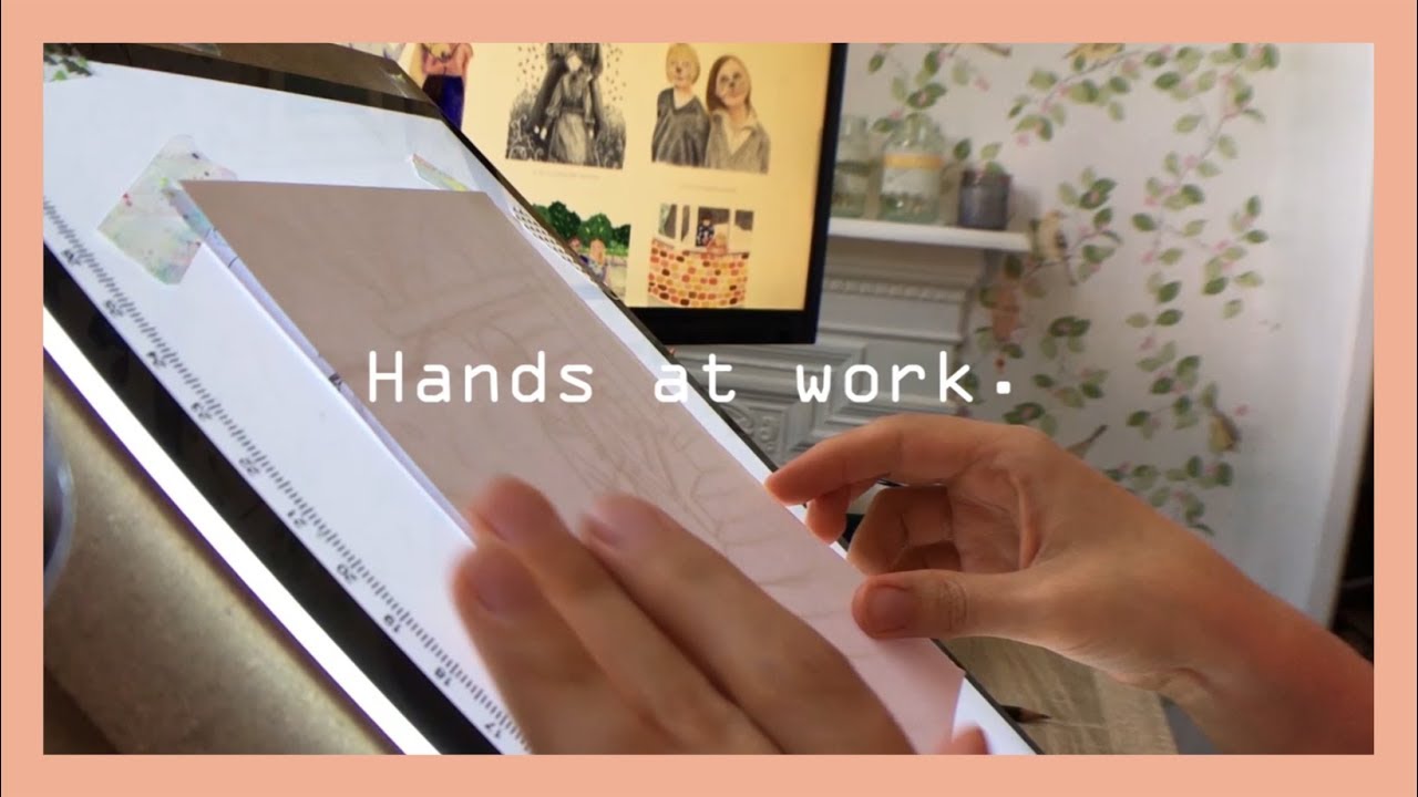 Hands at work | Montage of my illustration & art projects