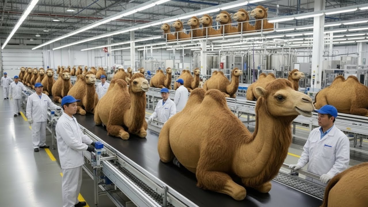 Inside the Camel Wool Factory How Desert Fiber Becomes $500 Winter Coats Full Process