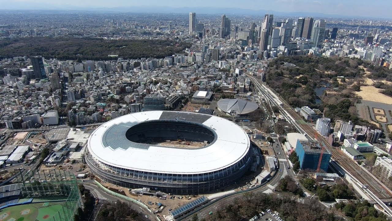 建設進む東京五輪施設＝開幕まで500日