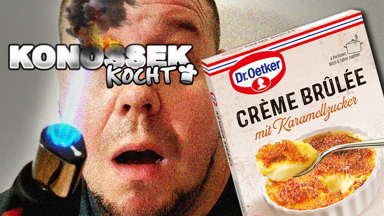 Flambier-Special: Crème brûlée von Dr. Oetker | KONOSSEK kocht