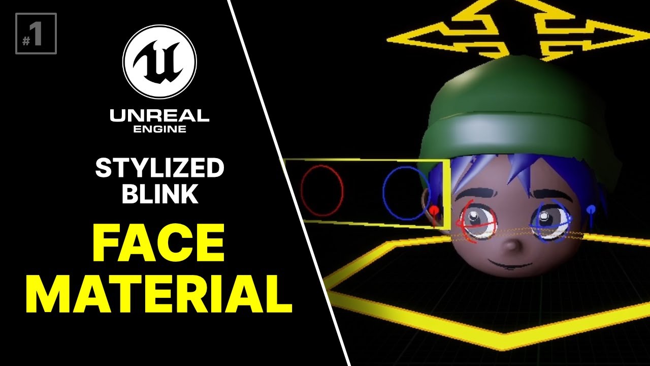 How to Texture a 2D Face In Unreal Engine - Part 1: Procedural Shader