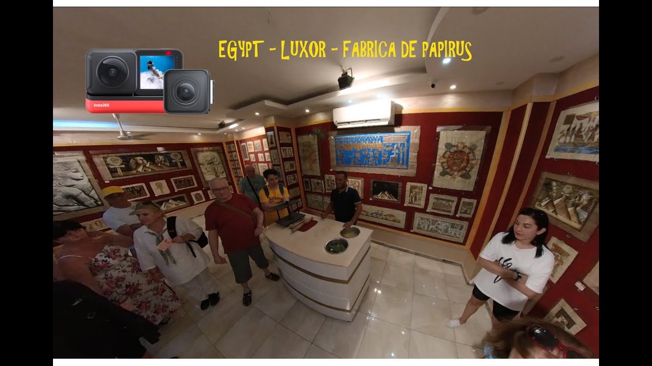 EGYPT - LUXOR - FABRICA DE PAPIRUS