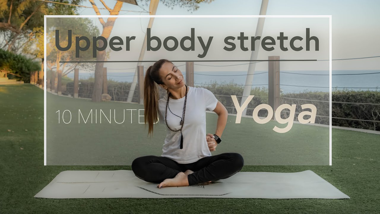 Silent Yoga | Upper Back, Shoulders & Neck Stretches: 10 Minutes Yoga for Deep Relaxation