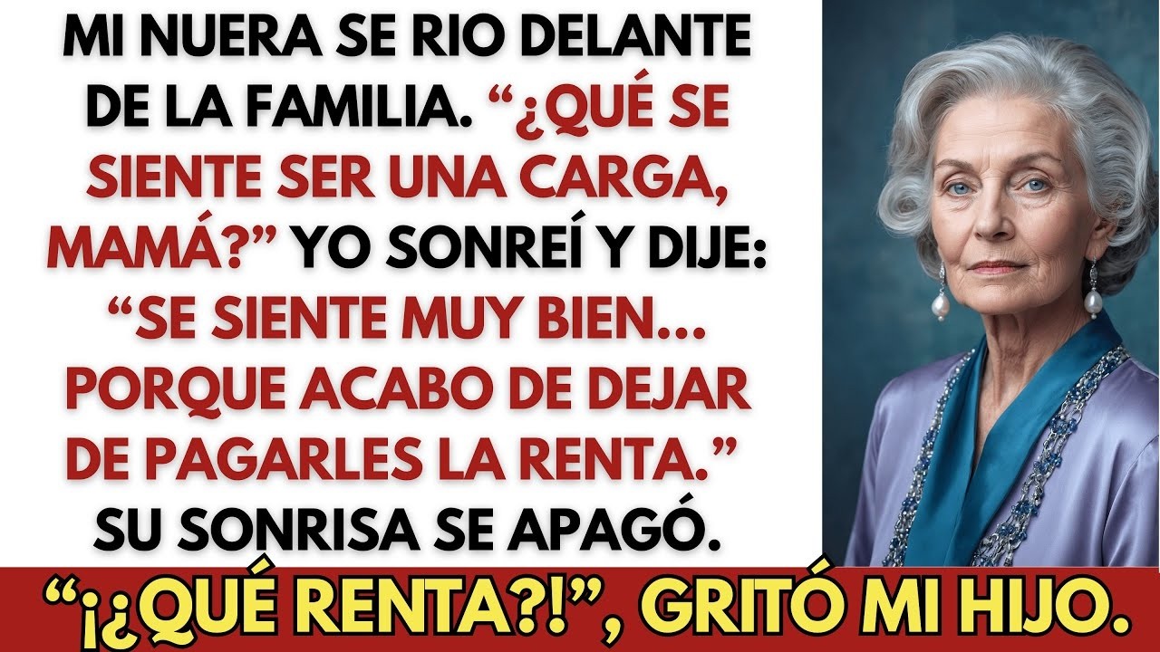 Mi Nuera Se Rio Delante De Toda La Familia… “¿Qué Se Siente Ser Una Carga, Mamá？”