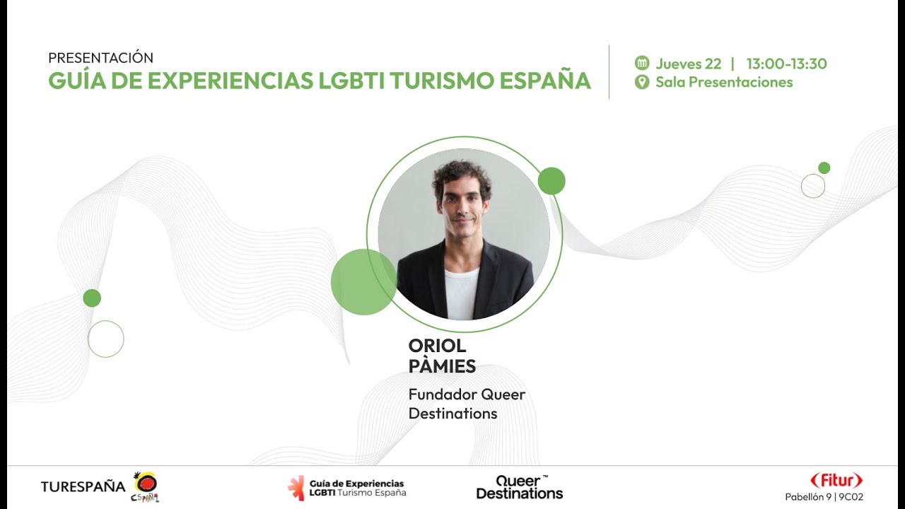 Guía de experiencias LGTBI Turismo España | Sala Presentaciones