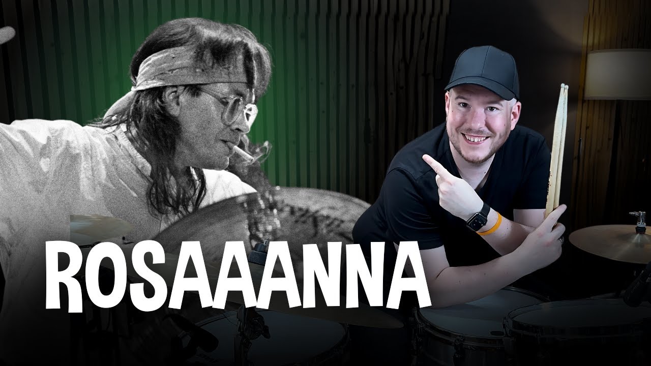 Legendärer Schlagzeug Groove: Rosanna von Toto | Jeff Porcaro Halftime Shuffle