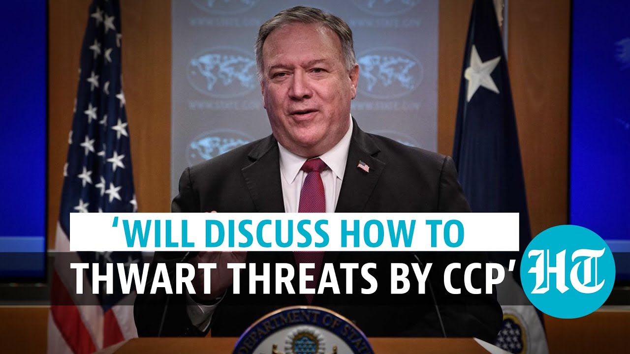 Pompeo ‘looking forward’ to 2+2 India-US ministerial dialogue, to raise China concerns