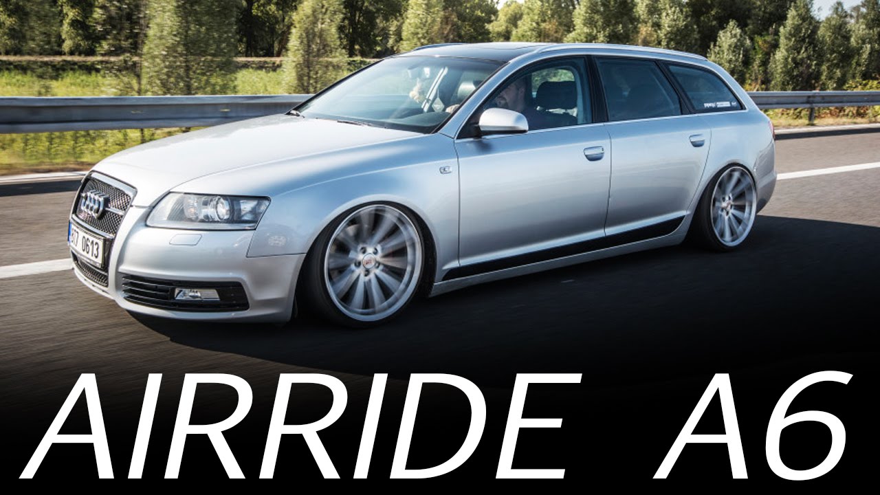 Lowered Audi A6 on 20