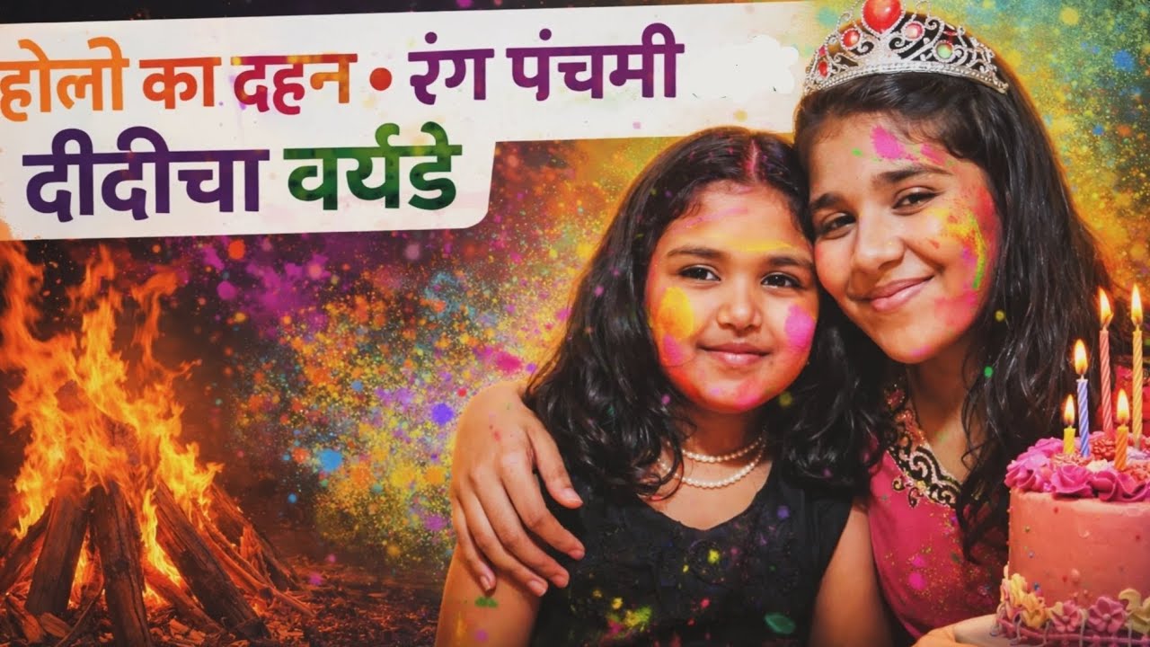 Holi aani didi cha surprise birthday 