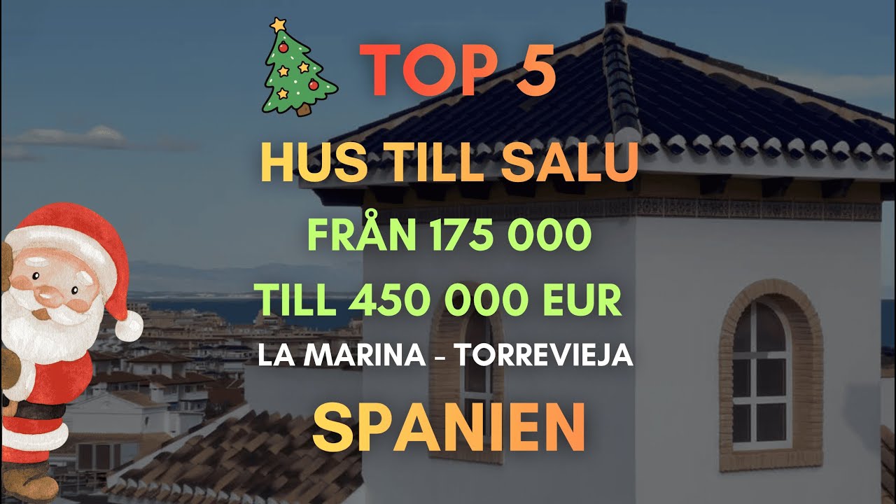 Vilket hus kan du köpa nära havet i Torrevieja, La Mata, La Marina för 175000 – 450000, Spanien 2025