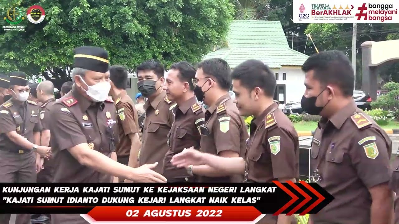 KUNJUNGAN KERJA KAJATI SUMUT KE KEJAKSAAN NEGERI LANGKAT
