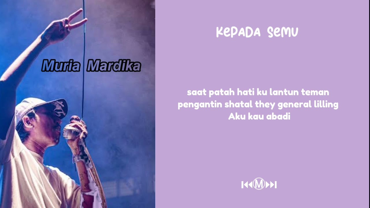 KEPADA SEMU   ( Muria mardika ) ☑Ⓜ Liryk Lagu