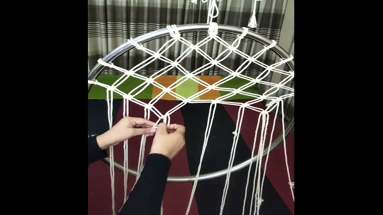 How to Make a Macramé Swing part-4 |DIY a Gorgeous Boho Macramé Macramé Chair Macramé hammock part 4