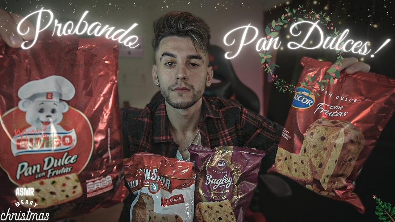 ASMR NAVIDEÑO 🎄 PROBANDO Y ELIGIENDO el MEJOR PAN DULCE para NAVIDAD  🎄  ASMR Español