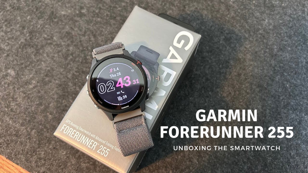 Распаковка лучших смарт-часов Garmin Forerunner 255