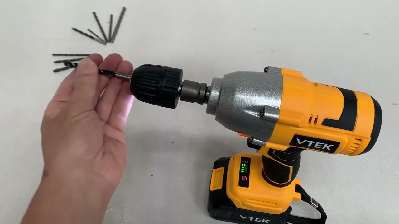 VTEK Clé à chocs sans balais Mandrin, rapide et super facile à utiliser