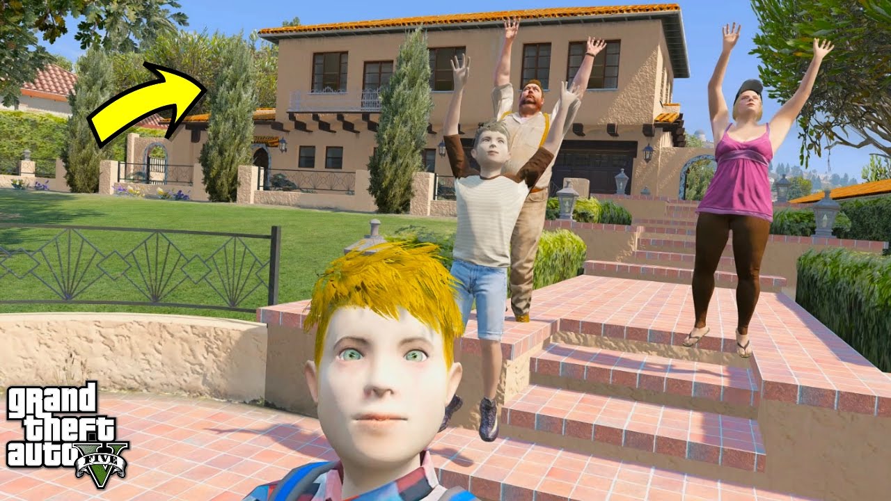 GTA 5 REAL LIFE TEEN MOD #30 OUR NEW MANSION!