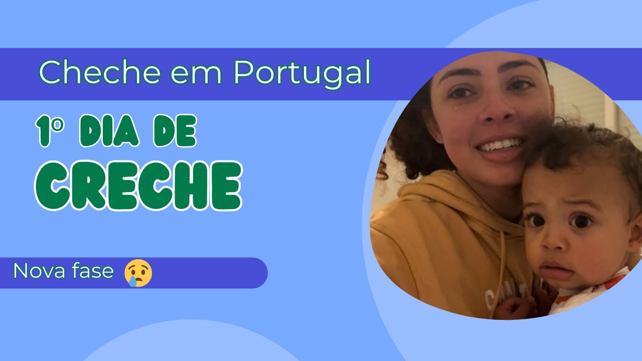 PRIMEIRO DIA NA CRECHE |adaptação Bebê 1 ANO e 5 meses| Creche Feliz em PORTUGAL 🇵🇹