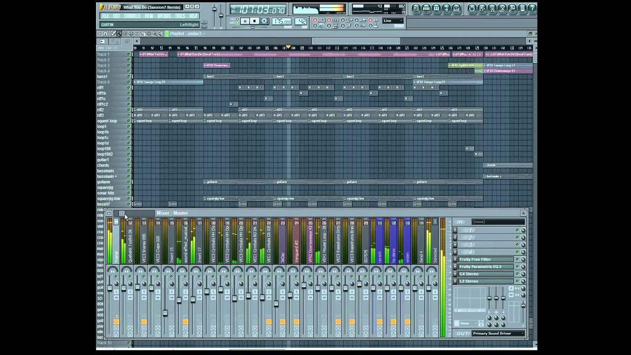 [FL Studio] The Queenstons - What You Do (Sanxion7 Remix)