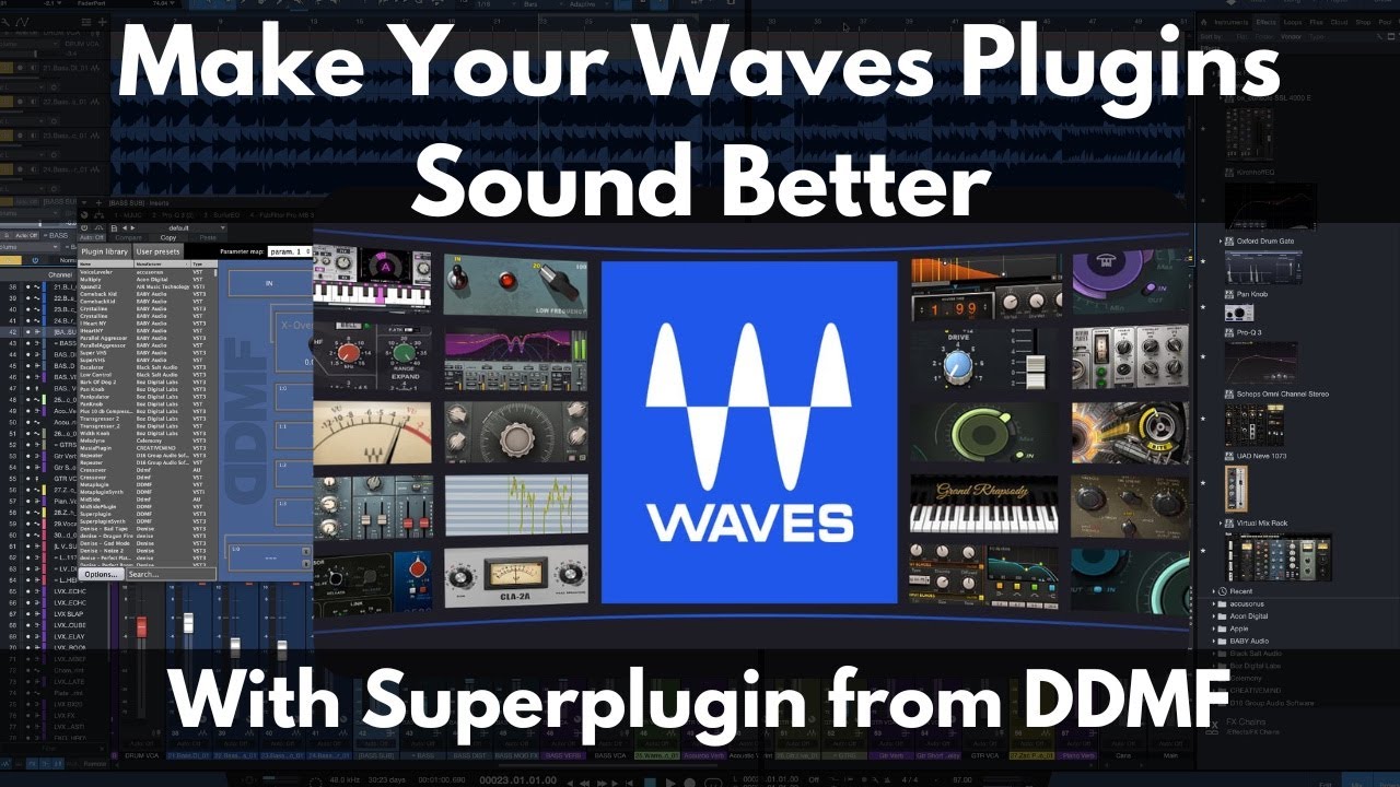 Make Your Waves Plugins Sound Better | With Superplugin from DDMF