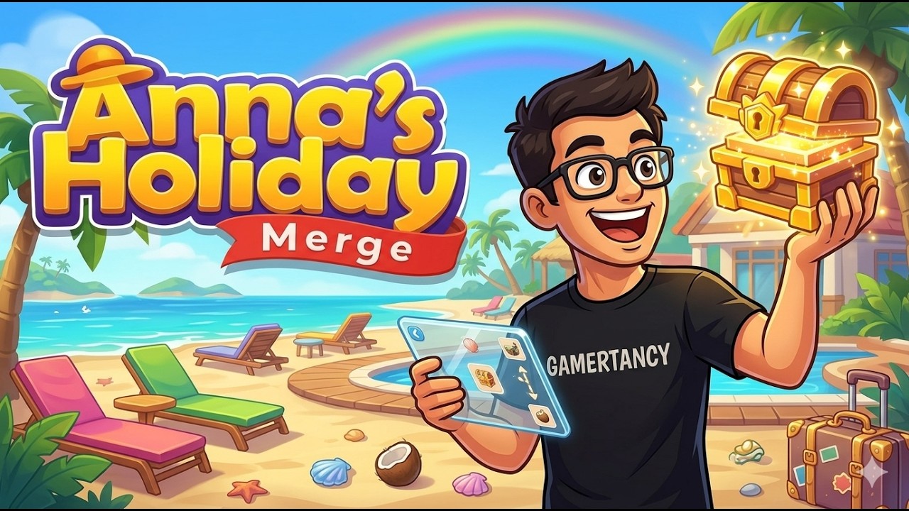 Annas Holiday Merge | Cozy Vacation Makeover and Story Driven Merge Flow 🌴🧩 | Gamertancy