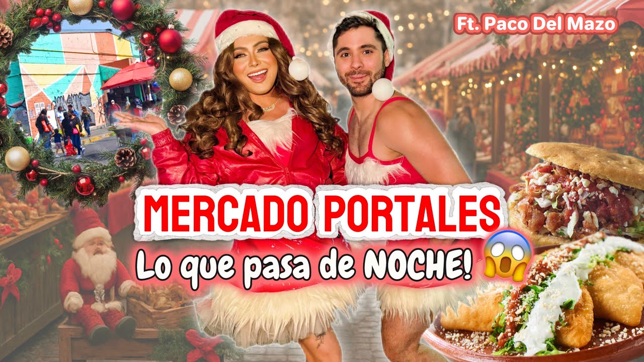 Esto pasa en el MERCADO PORTALES de NOCHE &iexcl;La llev&eacute; sin MIEDO!🙊 Ft.@PacoDelMazo | Damian Cervantes