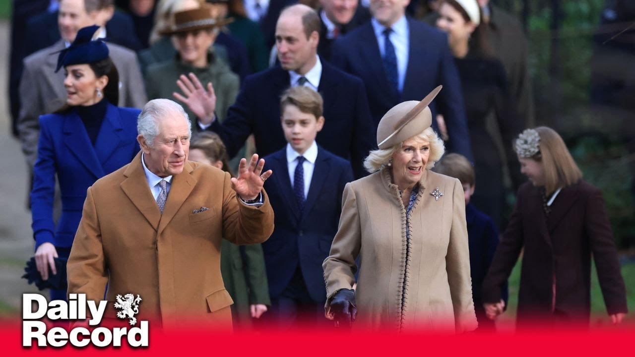 Royal Family attend Christmas Day service at St Mary Magdalene Church, Sandringham