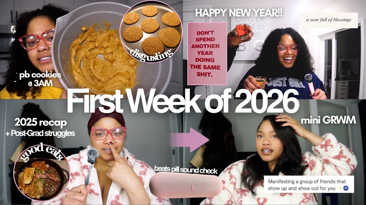 celebrating 2026 ⭐︎🥂 | first days of 2026, postgrad struggles & 2025 recap