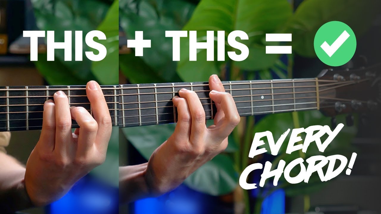 Play EVERY CHORD on guitar with just TWO SHAPES (Yes, really...)