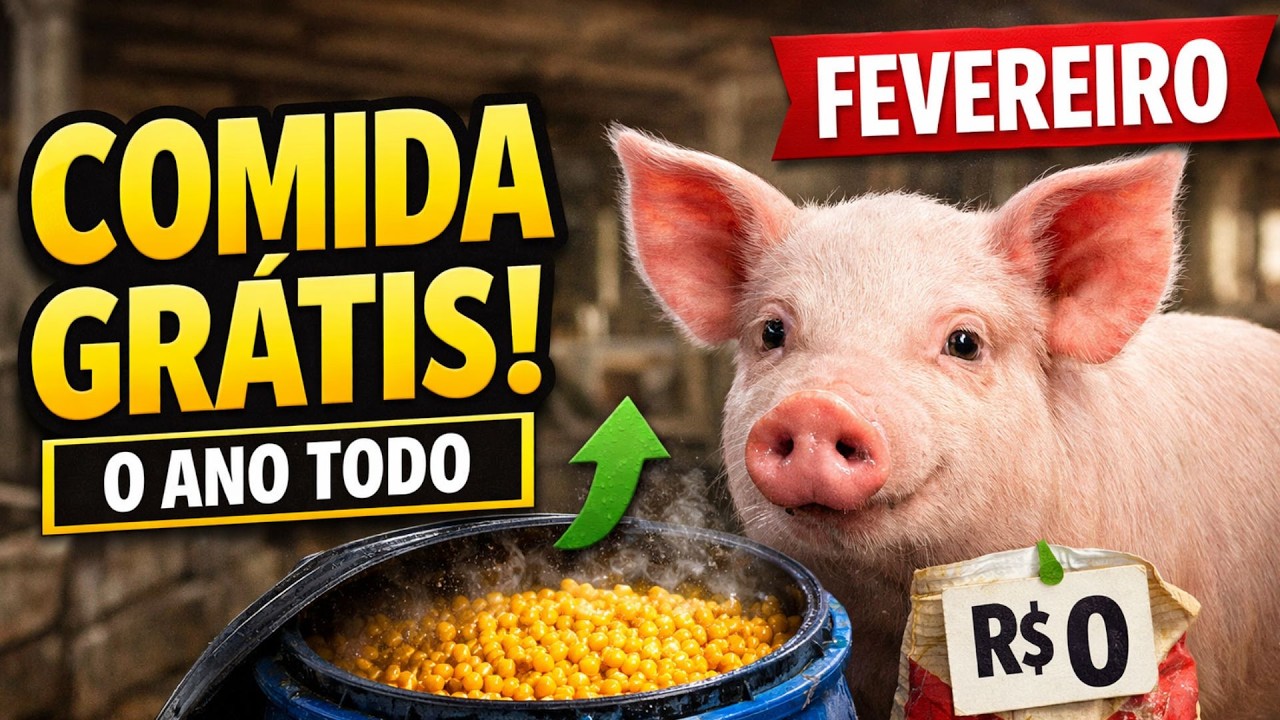 Milho fermentado em fevereiro significa que seus porcos podem comer de graça o ano todo