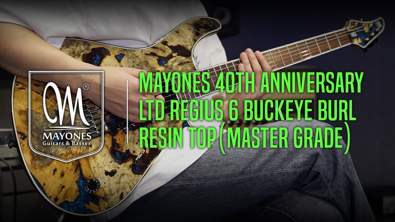 Mayones 40th LTD Regius 6 Buckeye Burl Resin Demo - 'Chapecoco' (Cover) by guitarist 'Myeongwoo Heo'