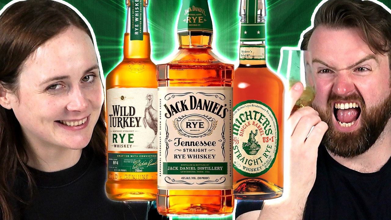 Irish People Try American Rye Whiskey