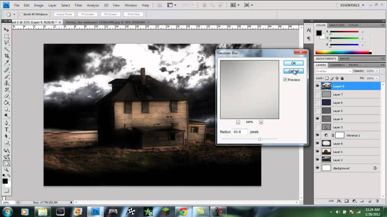 Speed Art: Haunted House ft. Baboo Beats