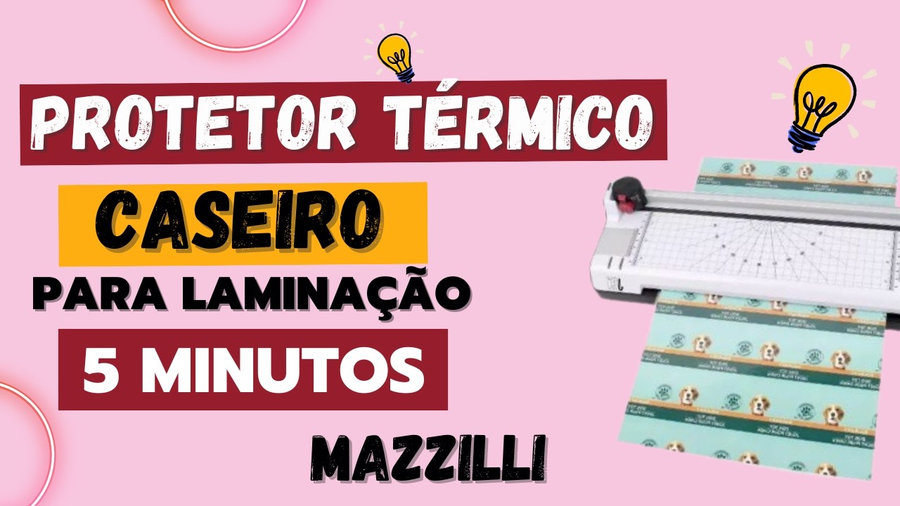 Melhor protetor térmico para laminação em 5 minutos - barato e caseiro