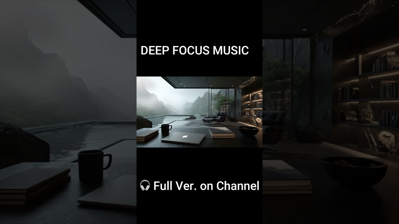Deep Focus BGM for WORK, Study & Coding 🎧 FocusBGM365