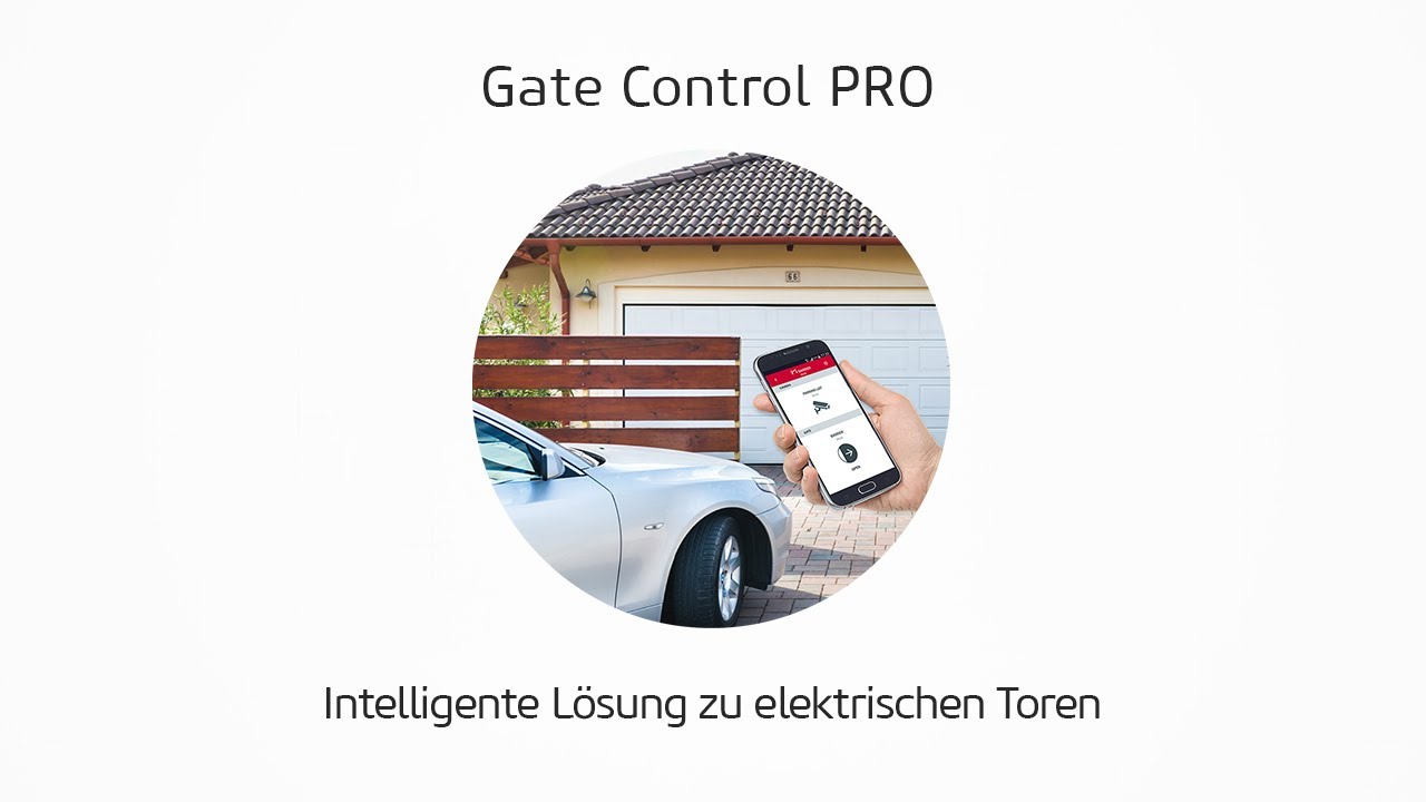 Gate Control PRO - Intelligente L&ouml;sung zu elektrischen Toren
